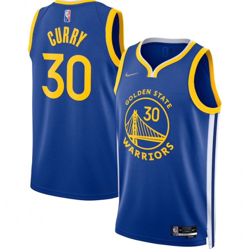 Men's Golden State Warriors Stephen Curry #30 Royal 21/22 Swingman Jersey -Icon Edition-Pro Kit Vault | Brand New 26/27 Sports Jerseys